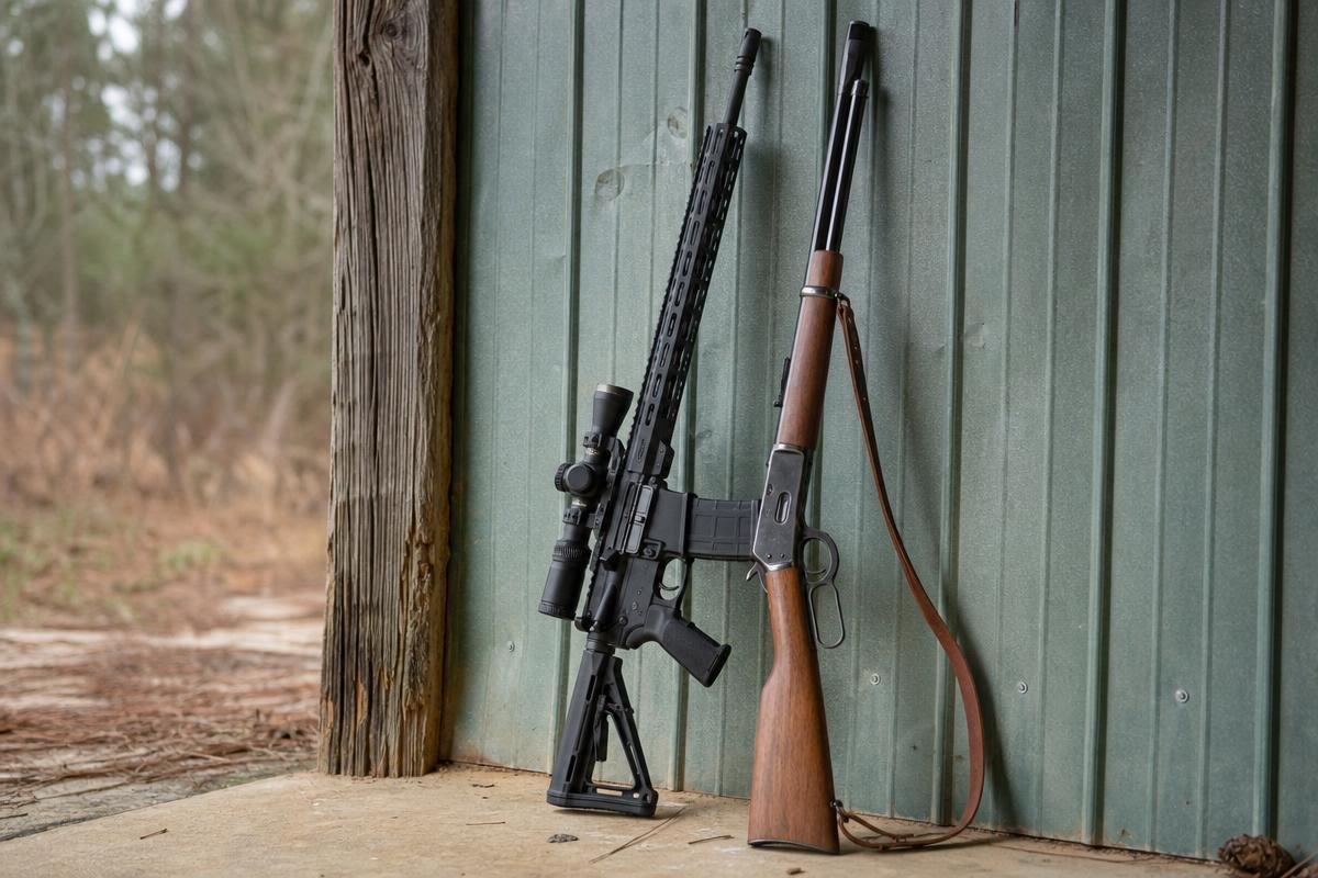350 Legend vs 30-30 straight-wall and lever-action rifle comparison