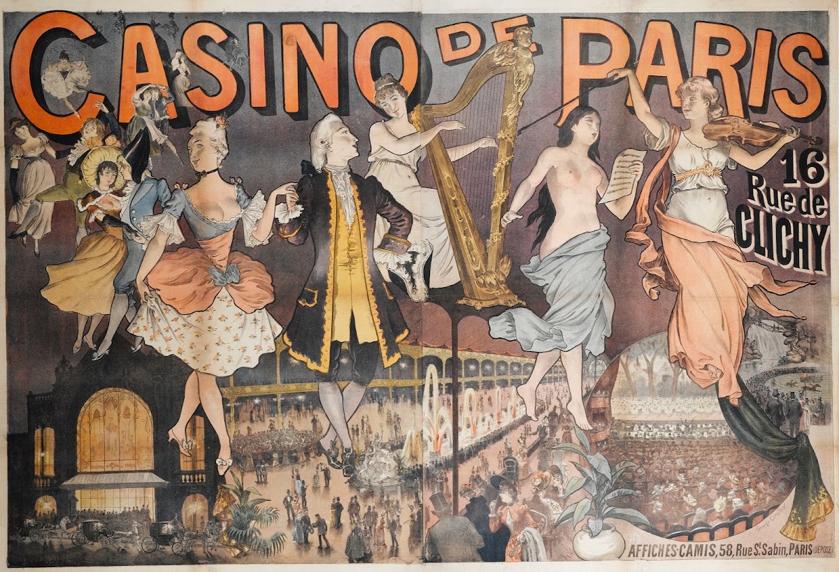 Casino De Paris  16  Rue De  Clichy 1890