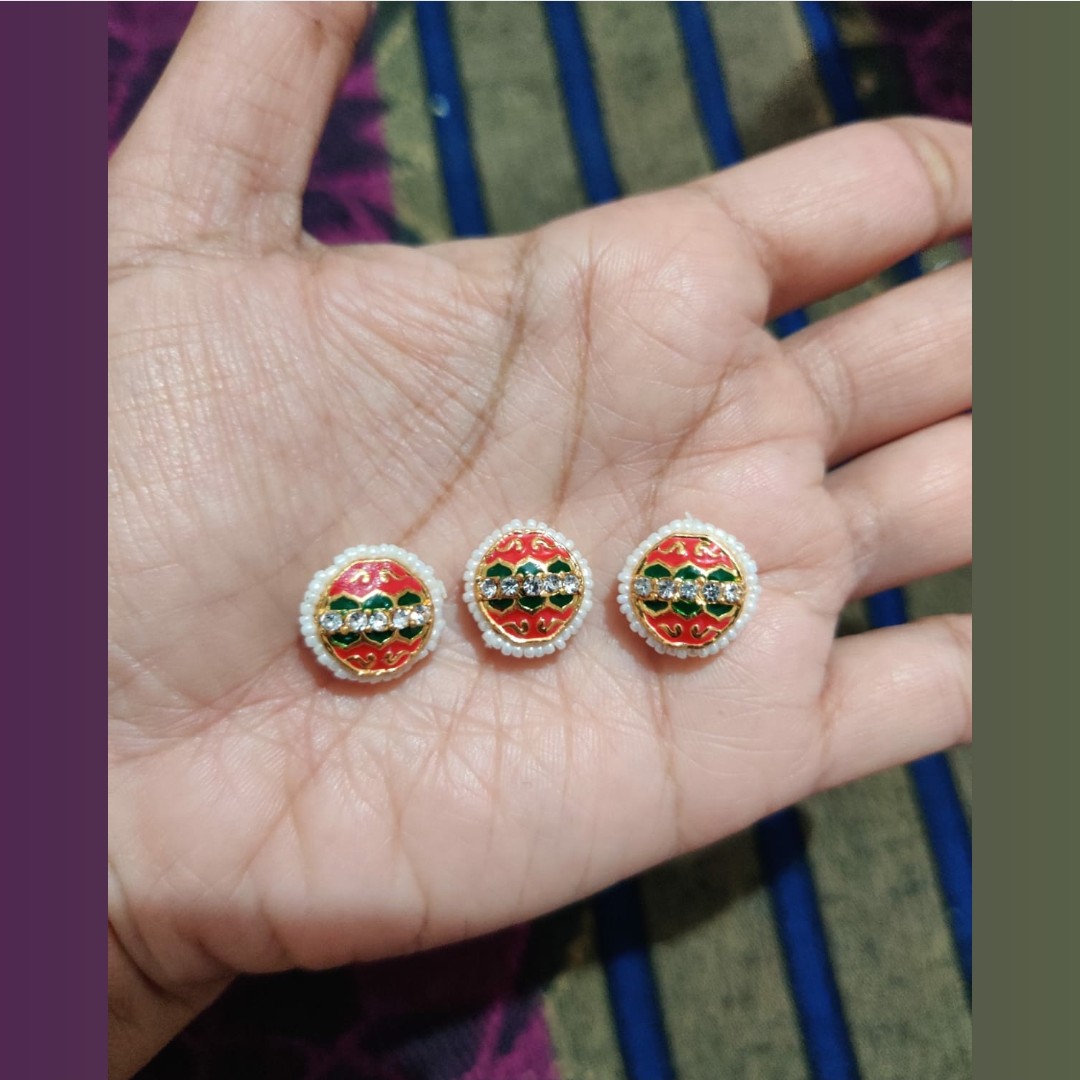 B36-Multi Colour Meena (Pack Of 3)