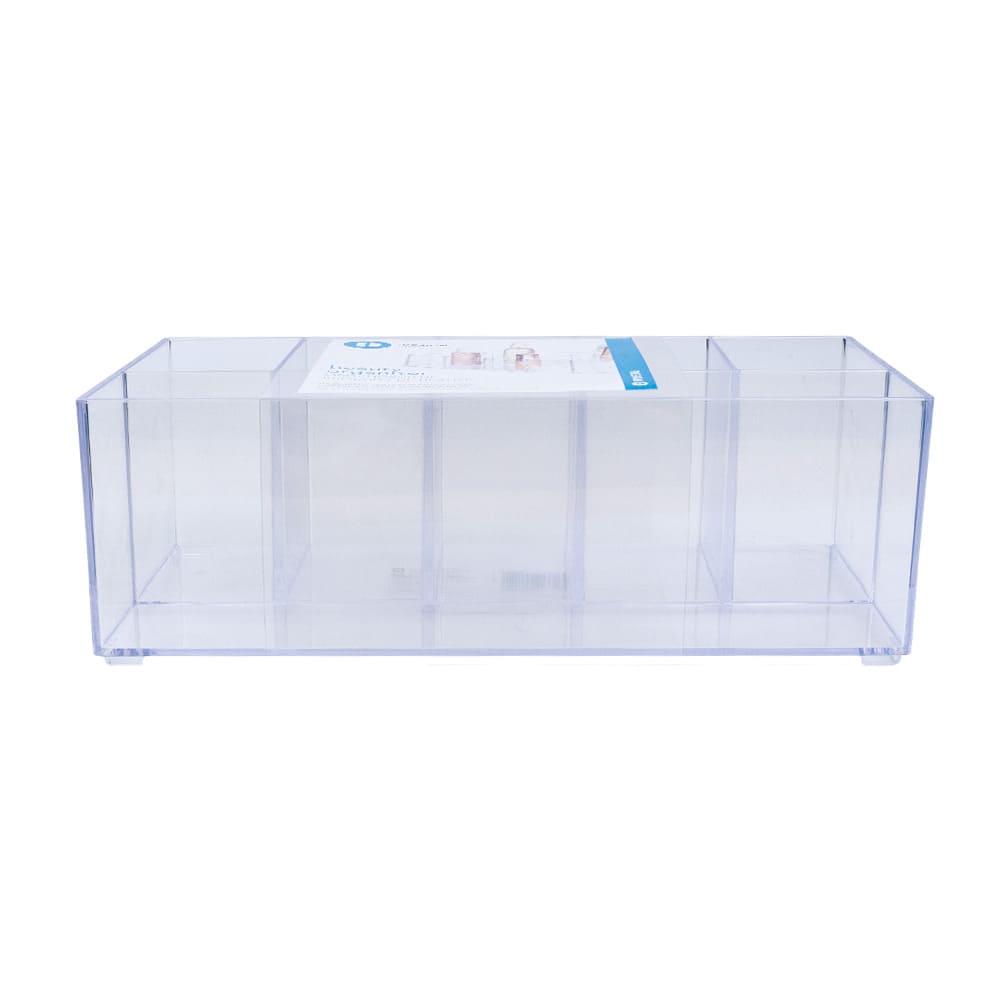 Organizador de plástico iDesign® para cosméticos de 6 compartimientos