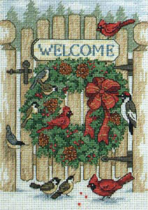 DIM08655 Inviting Holiday Wreath