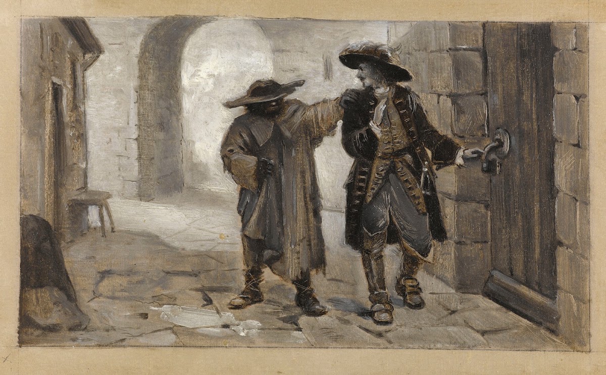 Han dIslande abordant le baron Wœthaün 1889
