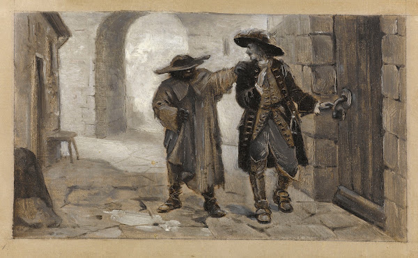 Han dIslande abordant le baron Wœthaün 1889