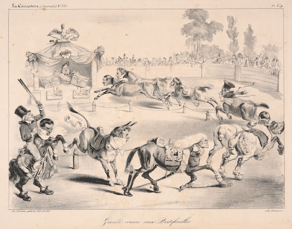 Grande course aux portefeuilles Great race to portfolios 1835