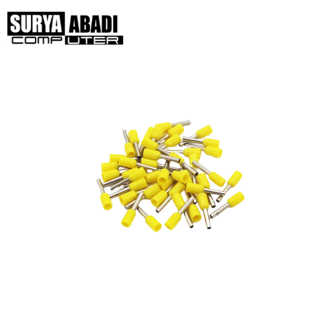 SKUN INSULATED FERRULES E7508 KABEL 0.75MM KUNING