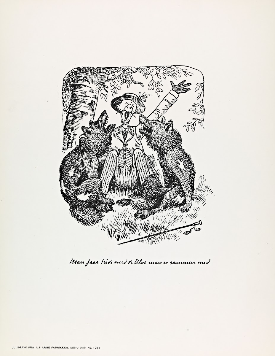 Man faar tude med de Ulve man er sammen med 1898