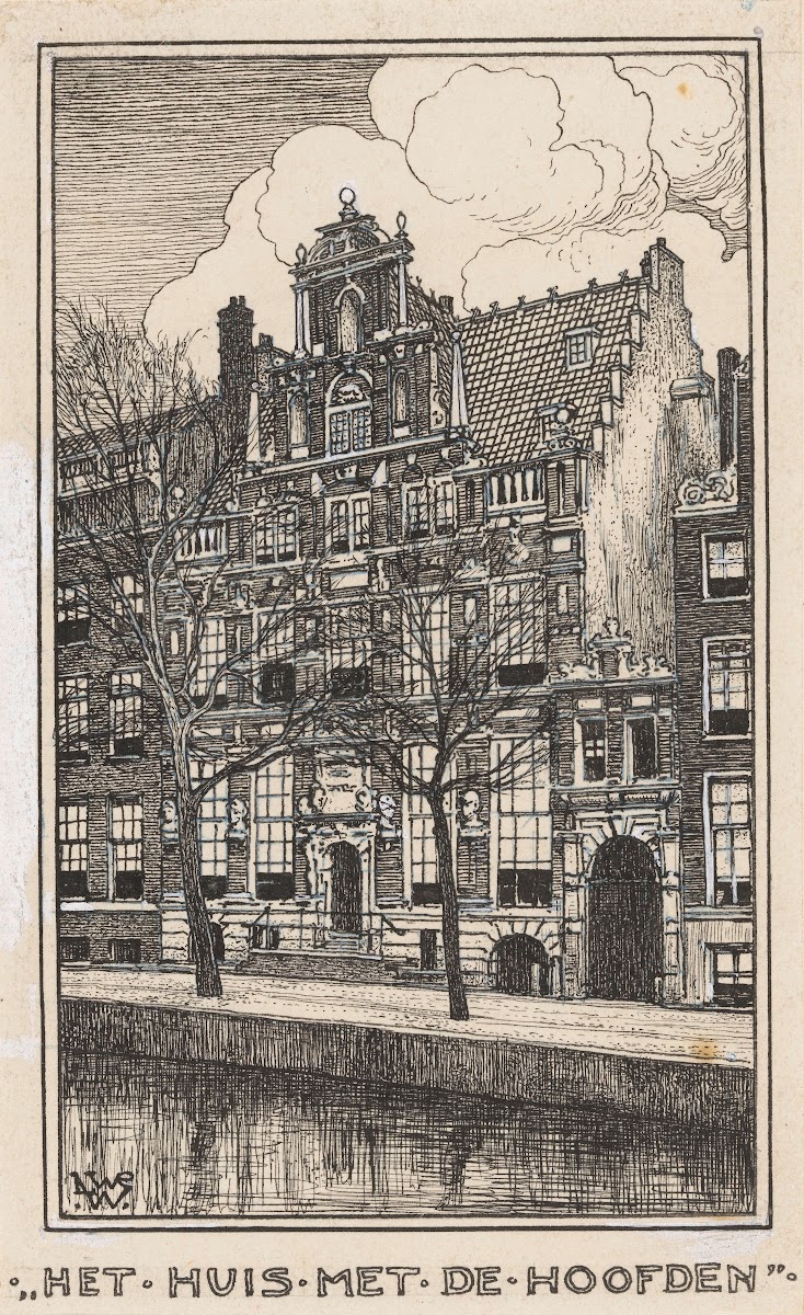 Het Huis met de Hoofden te Amsterdam 20th century