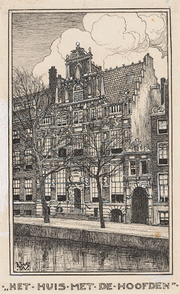 Het Huis met de Hoofden te Amsterdam 20th century