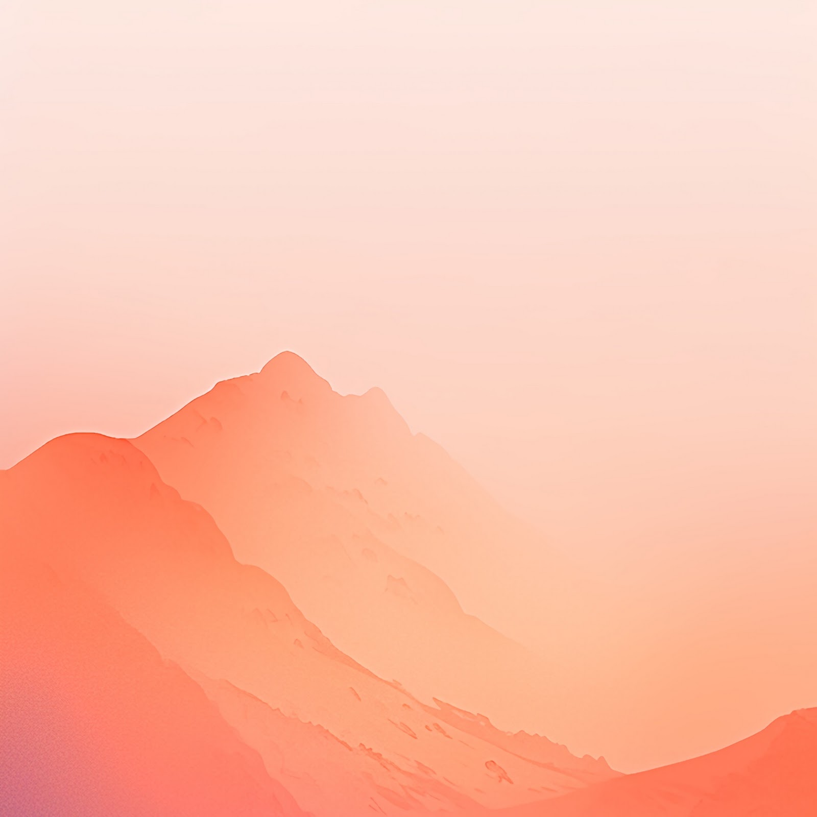 Download Mountainscape, Sunrise, Gradient, Scenery 2K iPhone