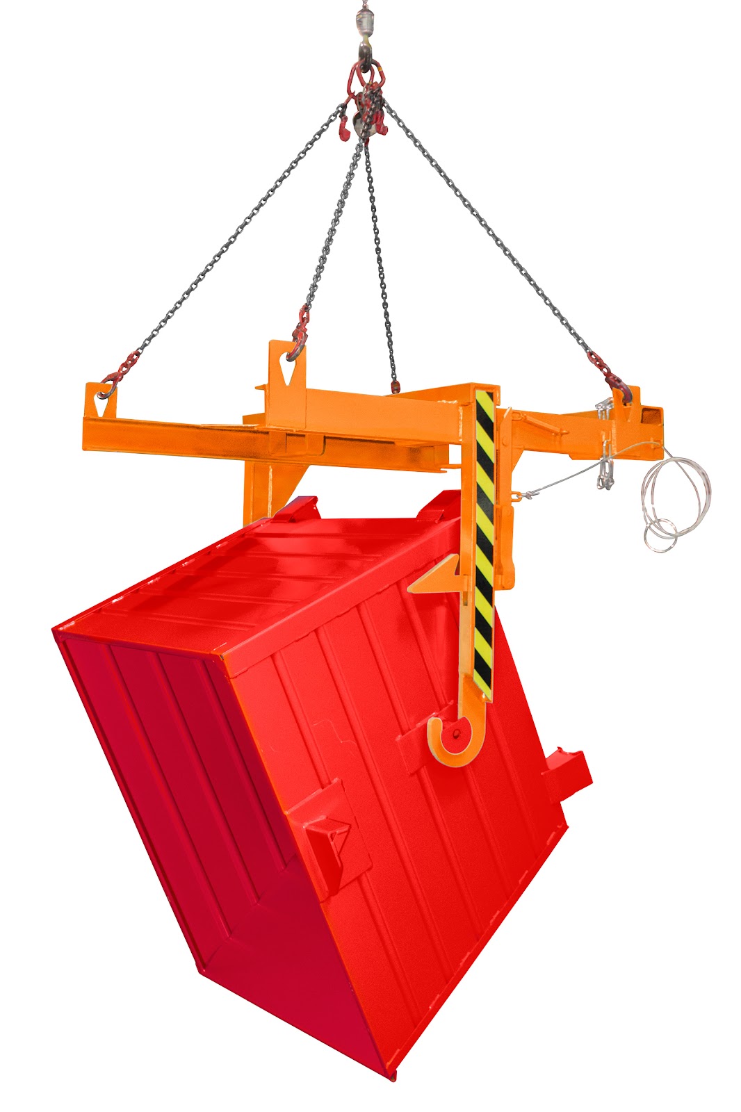 Stapelkieper BSK 70, gelakt, Vuurrood