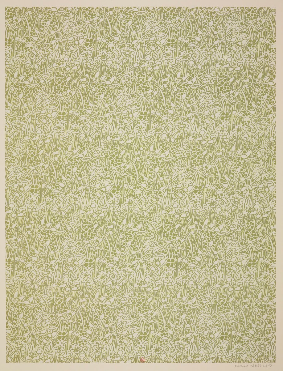 Ensemble de papiers de garde pour Eugène Verneau Pl31 1913 1923