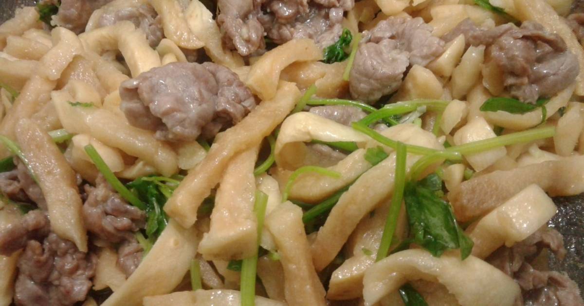 Thịt bò xào củ cải khô