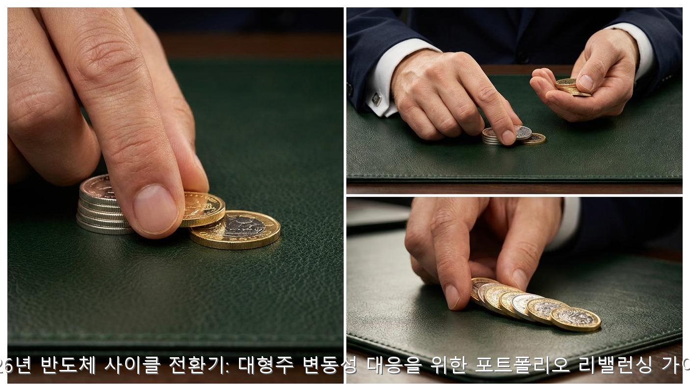 2026년 반도체 사이클 전환기: 대형주 변동성 대응을 위한 포트폴리오 리밸런싱 가이드 핵심 안내 및 분석 인포그래픽 (4)