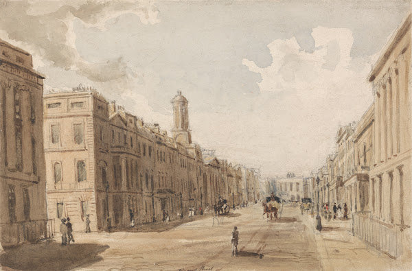 Regent Street Looking Toward Piccadilly From Waterloo Place