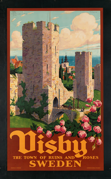 Visby The Town Of Ruins And Roses Sweden