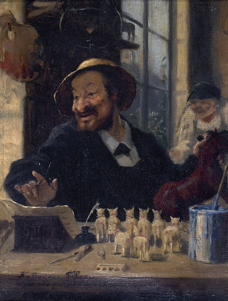 Portrait DAlexandre Schanne 1823 1887 ModèLe Du Schaunard De La Vie De BohèMe De