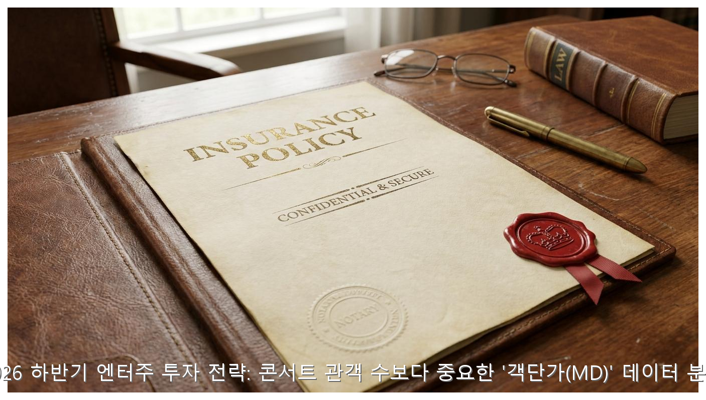 2026 하반기 엔터주 투자 전략: 콘서트 관객 수보다 중요한 '객단가(MD)' 데이터 분석 핵심 안내 및 분석 인포그래픽 (8)