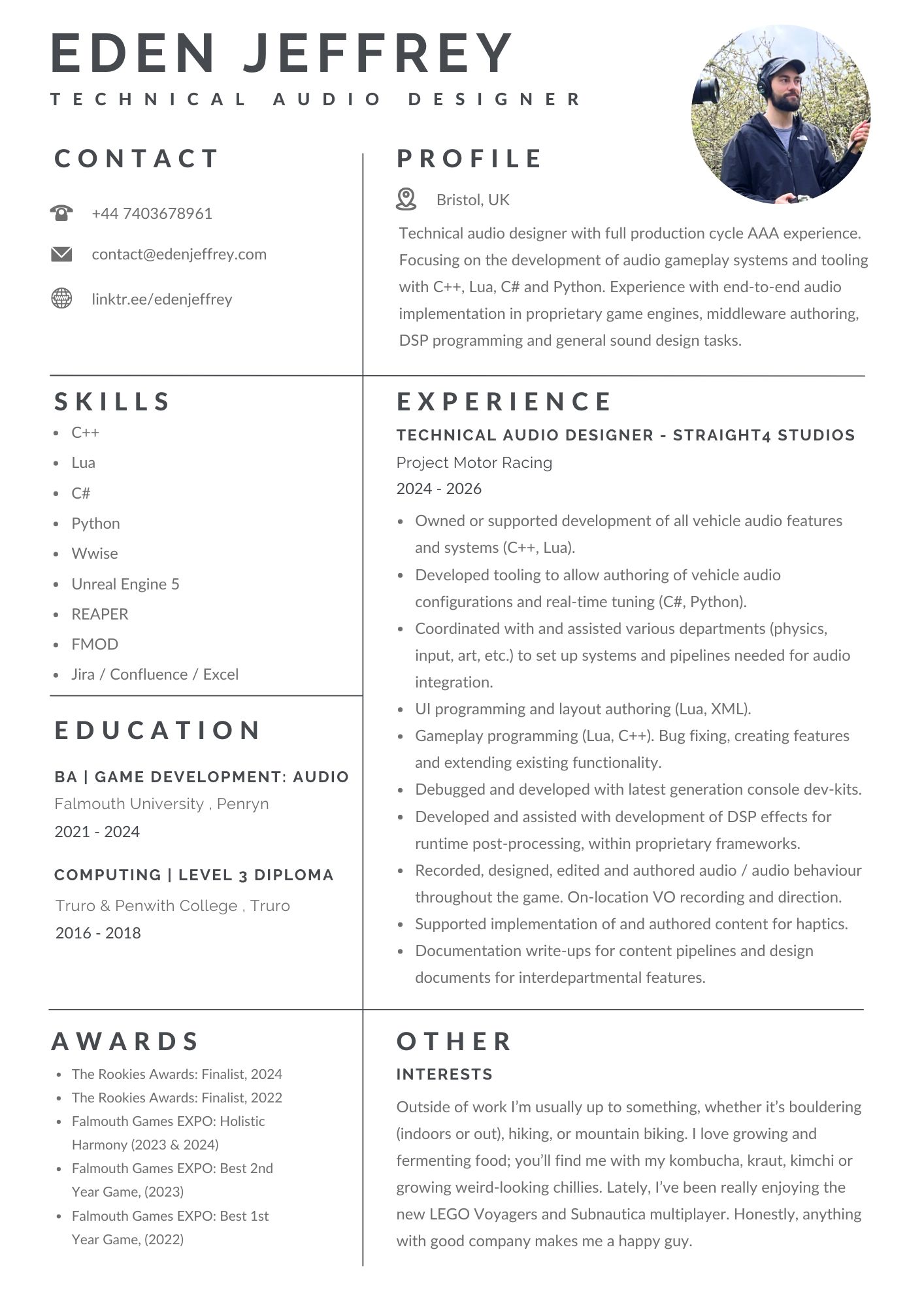 CV