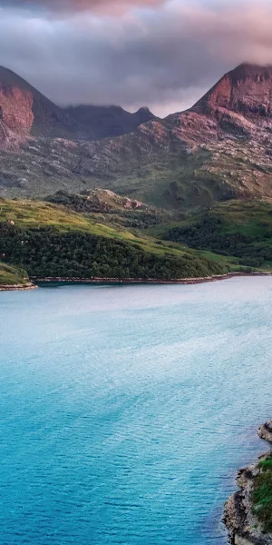 Scottish Sunset Island 4K Wallpaper Background