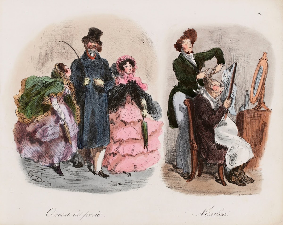 La ménagerie parisienne Premier tirage Pl25 1854