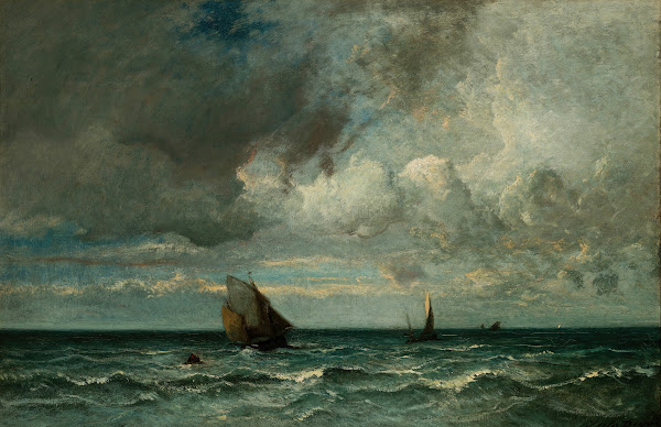 Barks Fleeing Before the Storm 1870 75