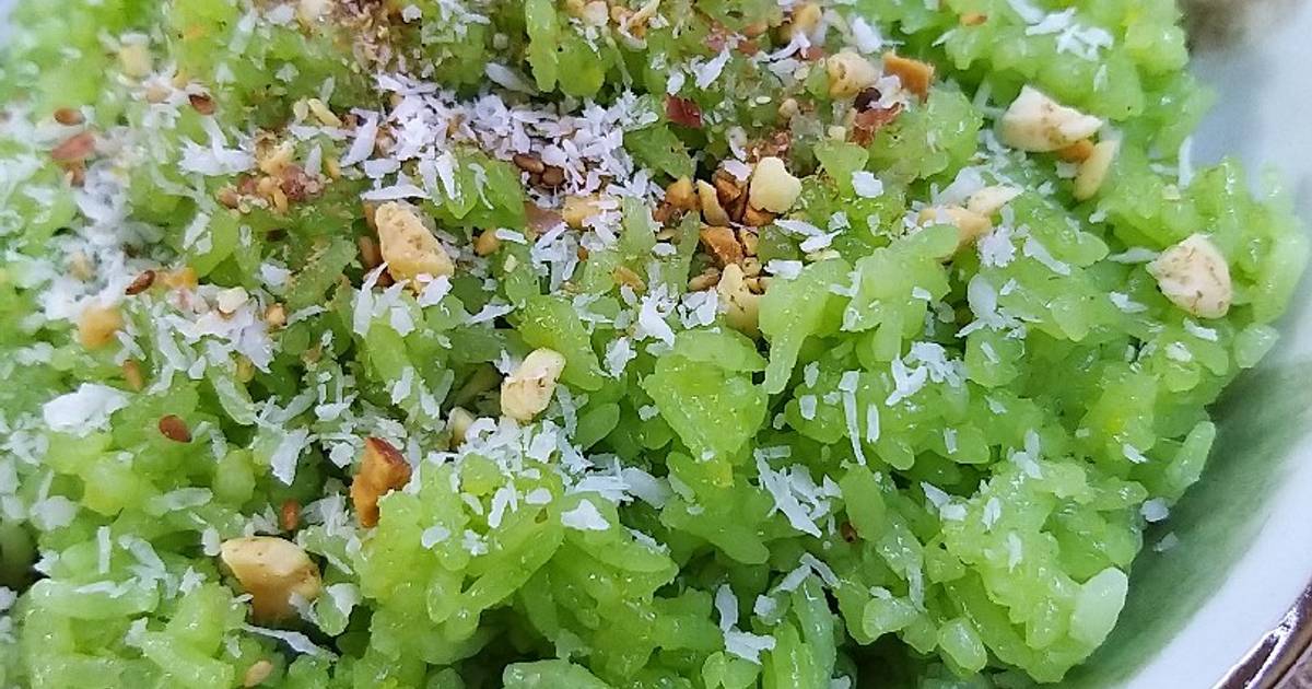Xôi lá dứa đậu xanh