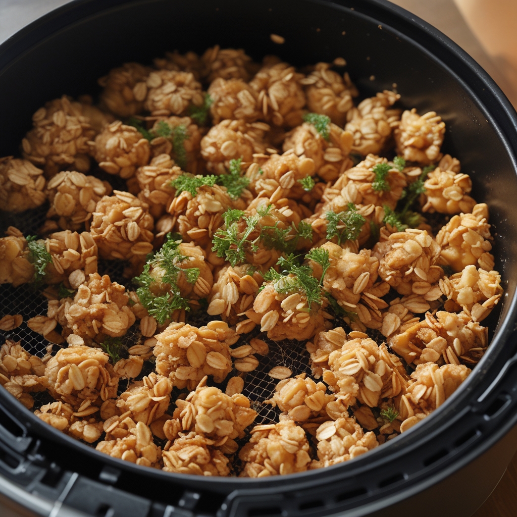 Banana Oat Granola Clusters in the Air Fryer: Easy Homemade Snack