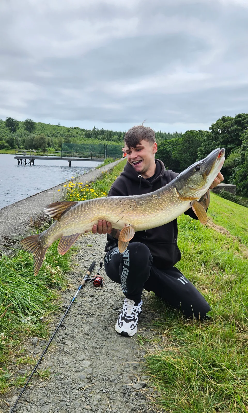 Maciej Sokolowski with an estimated 105cm Pike