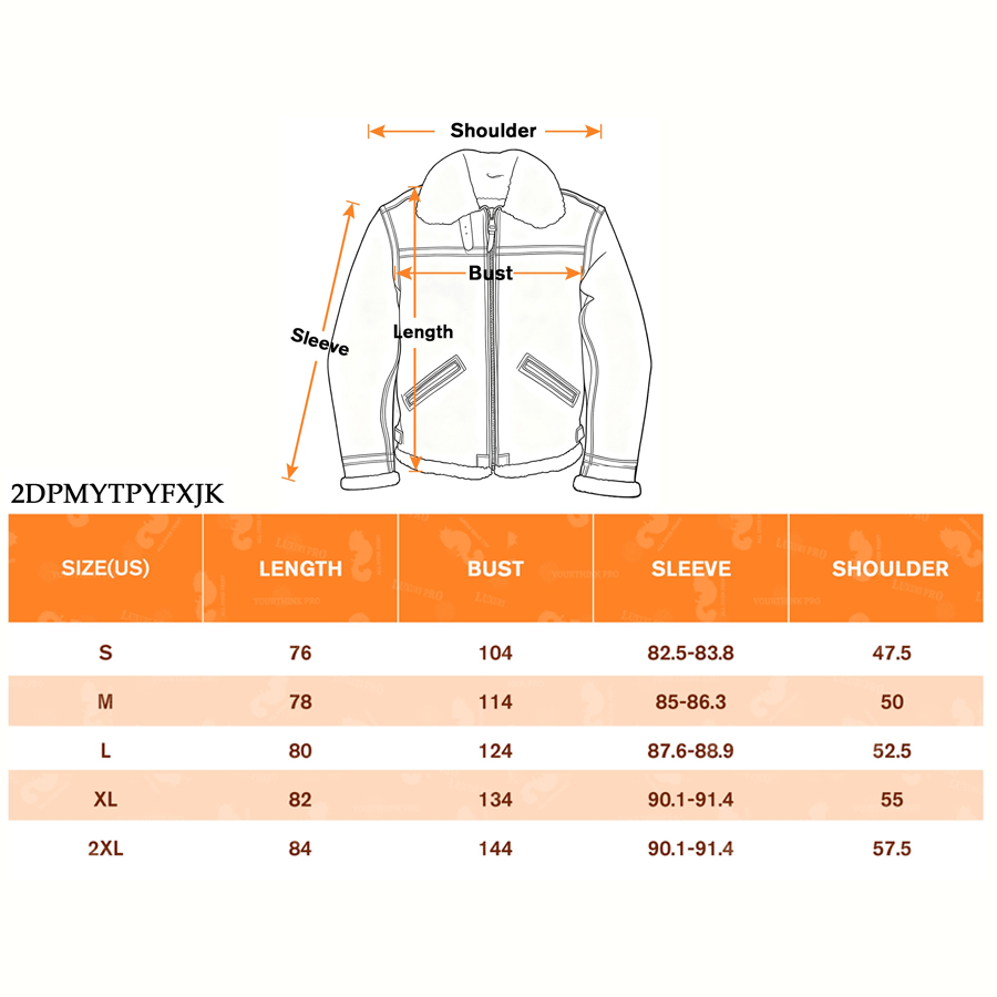 2D fur-coated one-piece leatherFlight Jacket