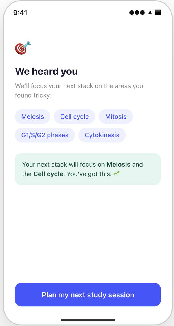 We heard you, feedback applied to next stack