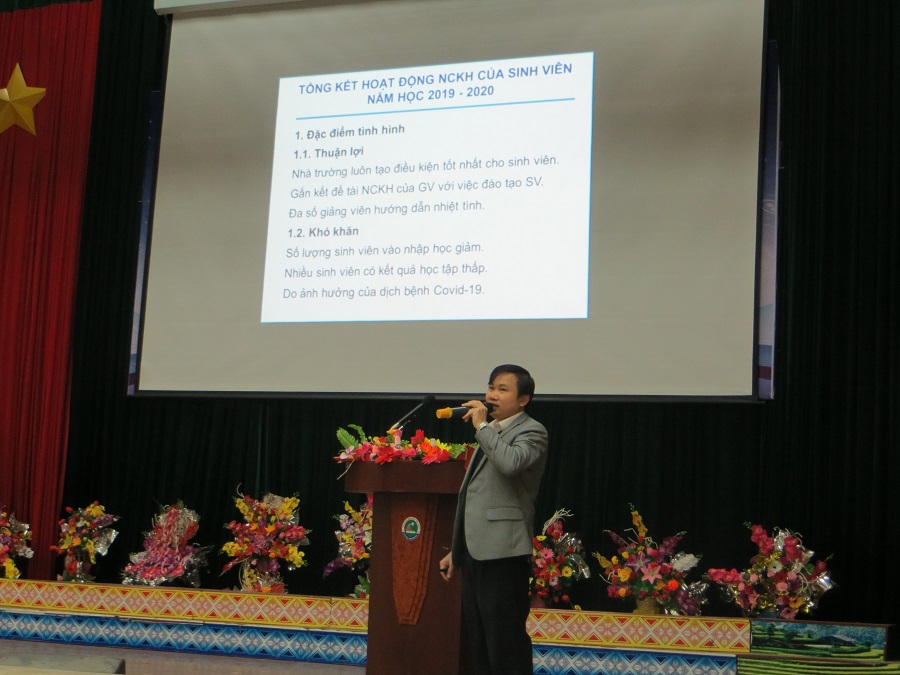 Hội nghị sinh viên nghiên cứu khoa học năm học 2020 - 2021