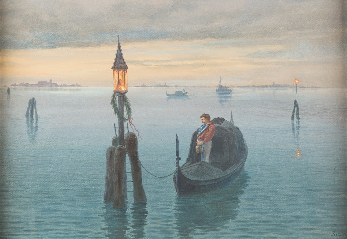 Evening In The Venetian Lagoon 1891