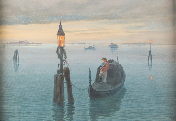 Evening In The Venetian Lagoon 1891