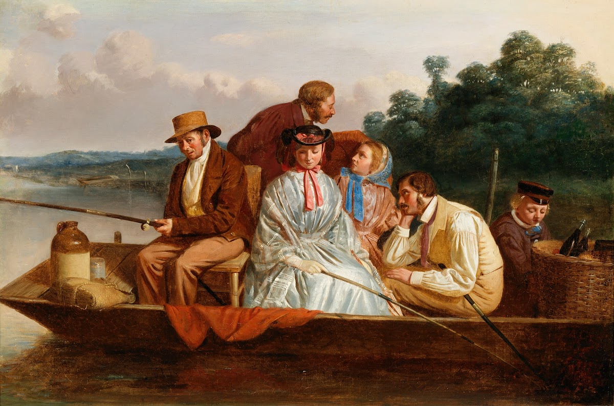 An Angling Party C1860