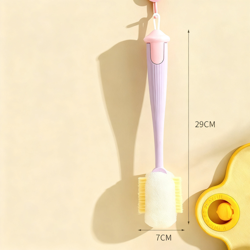 Multipurpose brush for cleaning cups and bottles