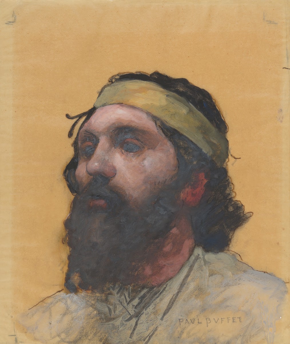 Bust length Study of the Blind Homer 19th century