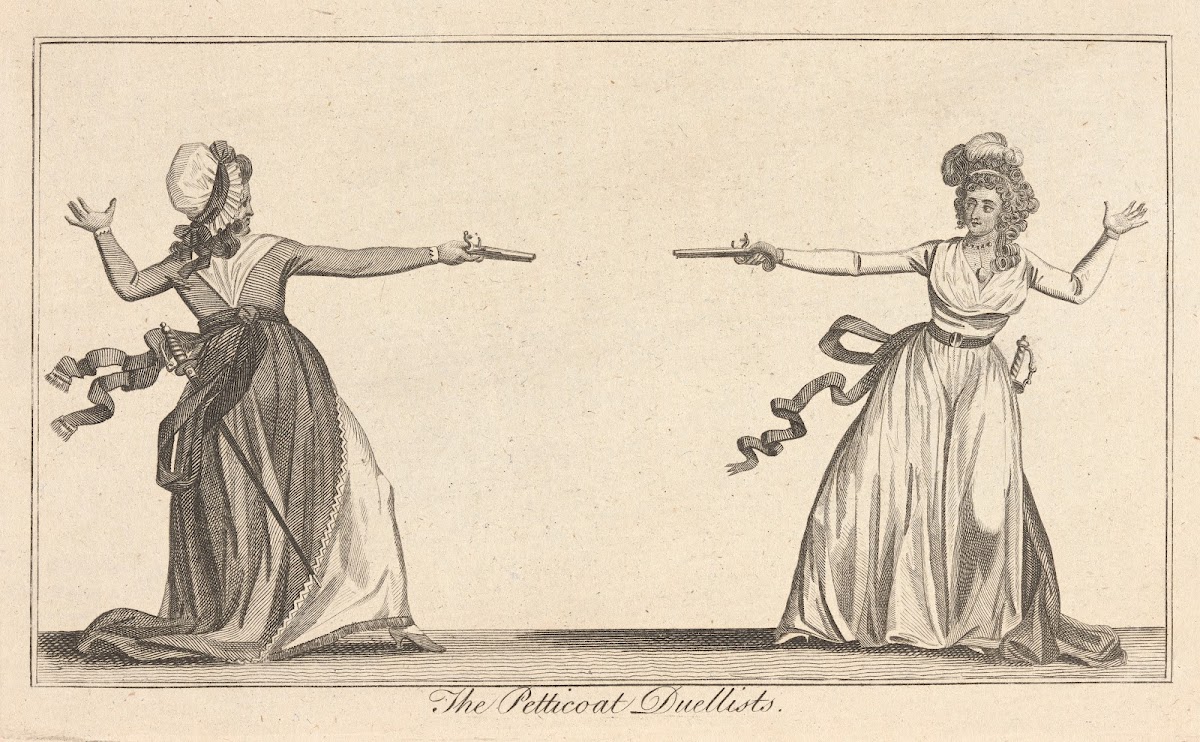 The petticoat duelists 1792