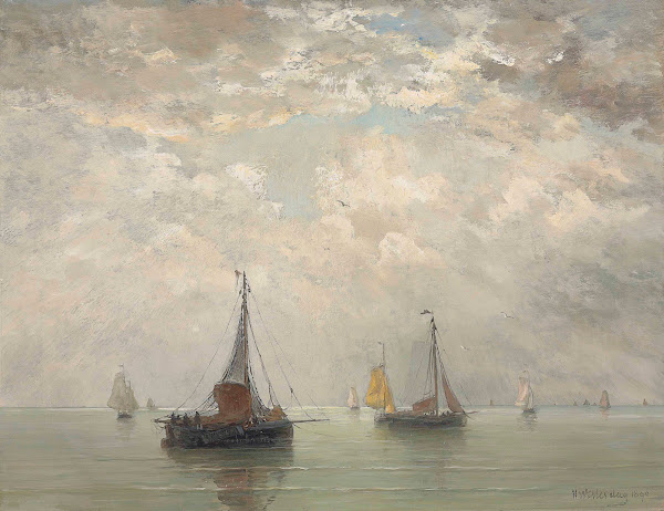 Bomschuiten in the breakers 1890