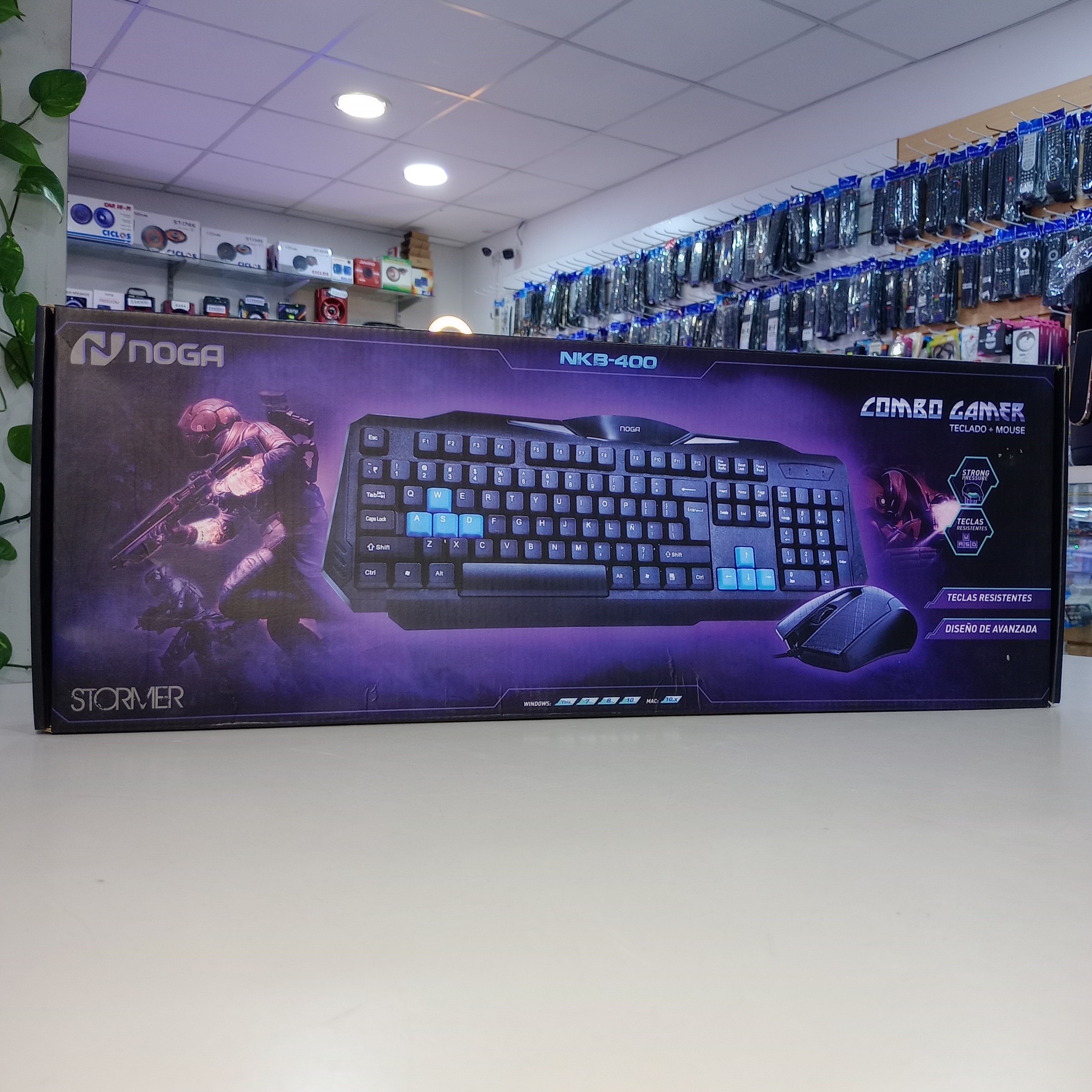 Combo Noga NKB400 Teclado y Mouse C/Cable