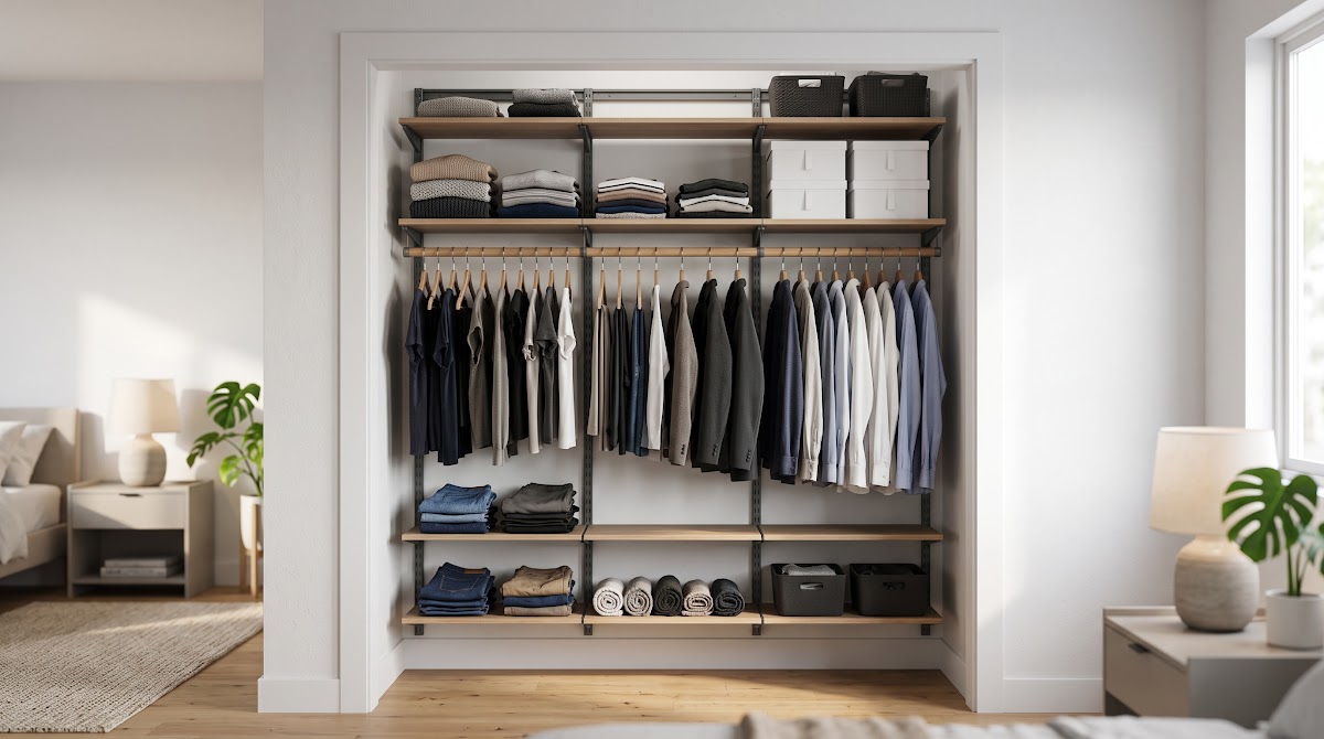 Best Closet Organizer Systems for Small Bedrooms (2026) - PRODUCT 2 — IN CONTEXT