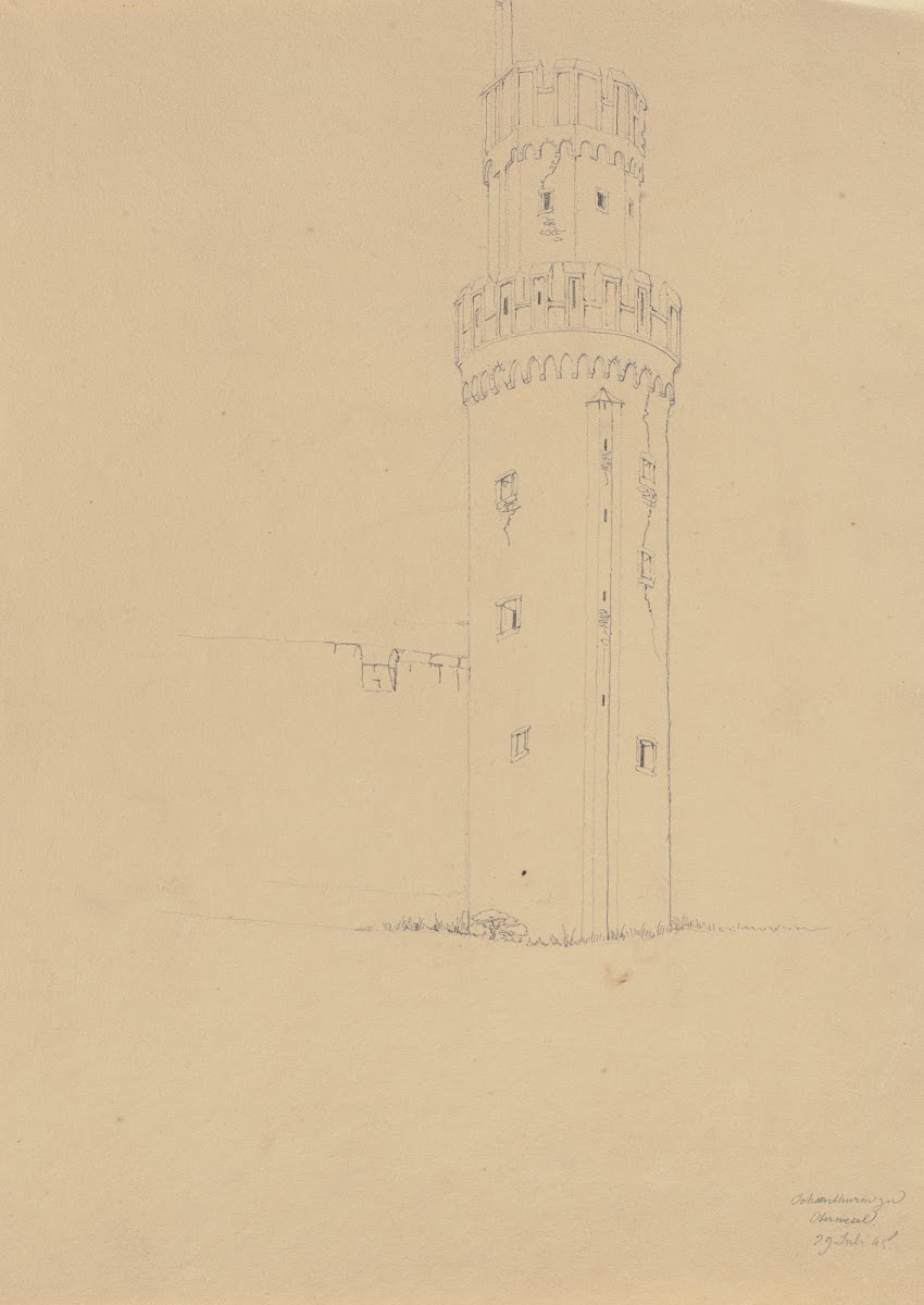 Ochsenturm zu Oberwesel 1845