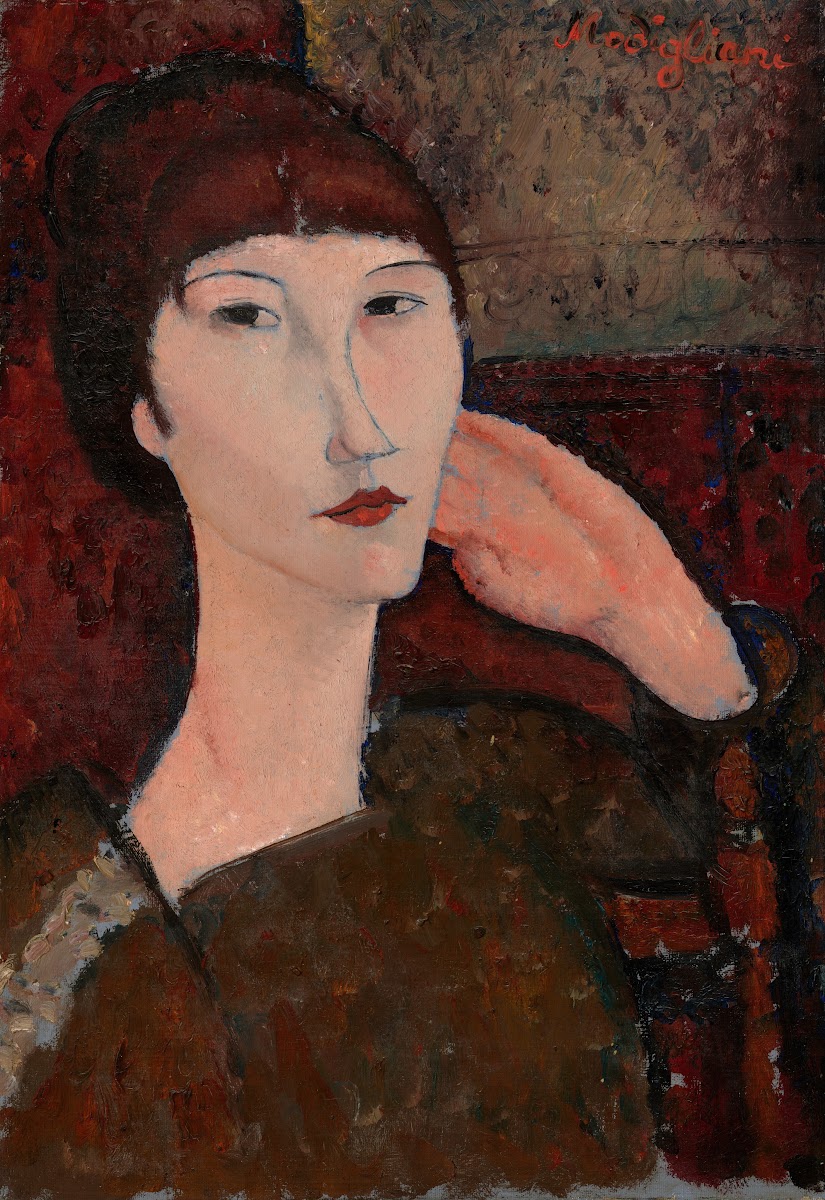 Adrienne Woman with Bangs 1917