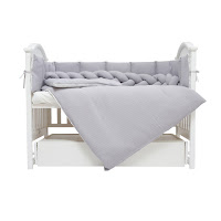 Постільний комплект 7 ел Twins Cotton grey