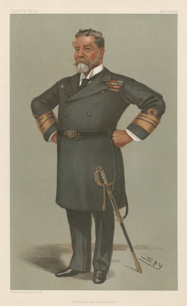 Military and Navy Fresh from the Channel Sheet Vice Admiral Sir Henry H Rawson A