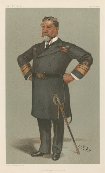 Military and Navy Fresh from the Channel Sheet Vice Admiral Sir Henry H Rawson A
