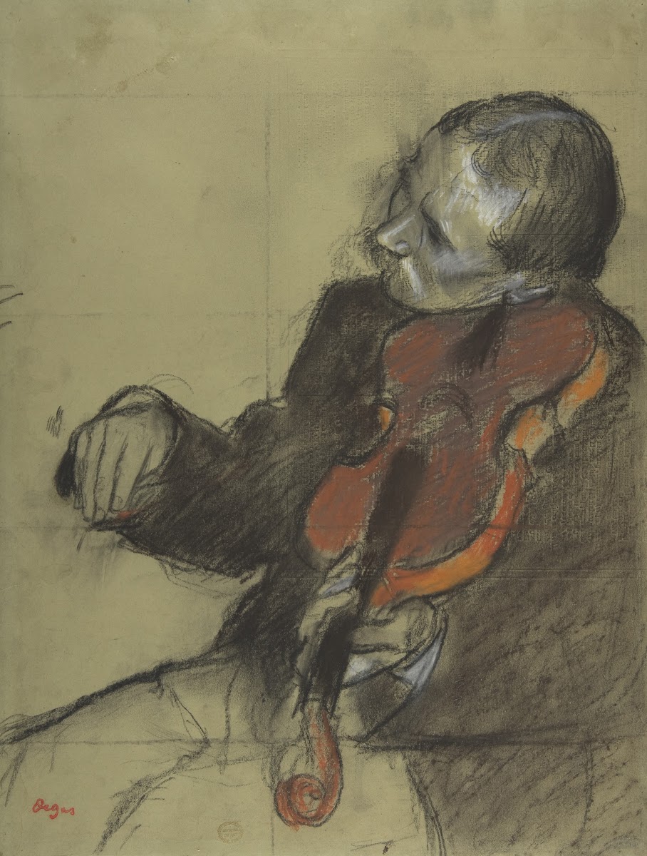 Violinist Study for The Dance Lesson ca 187879