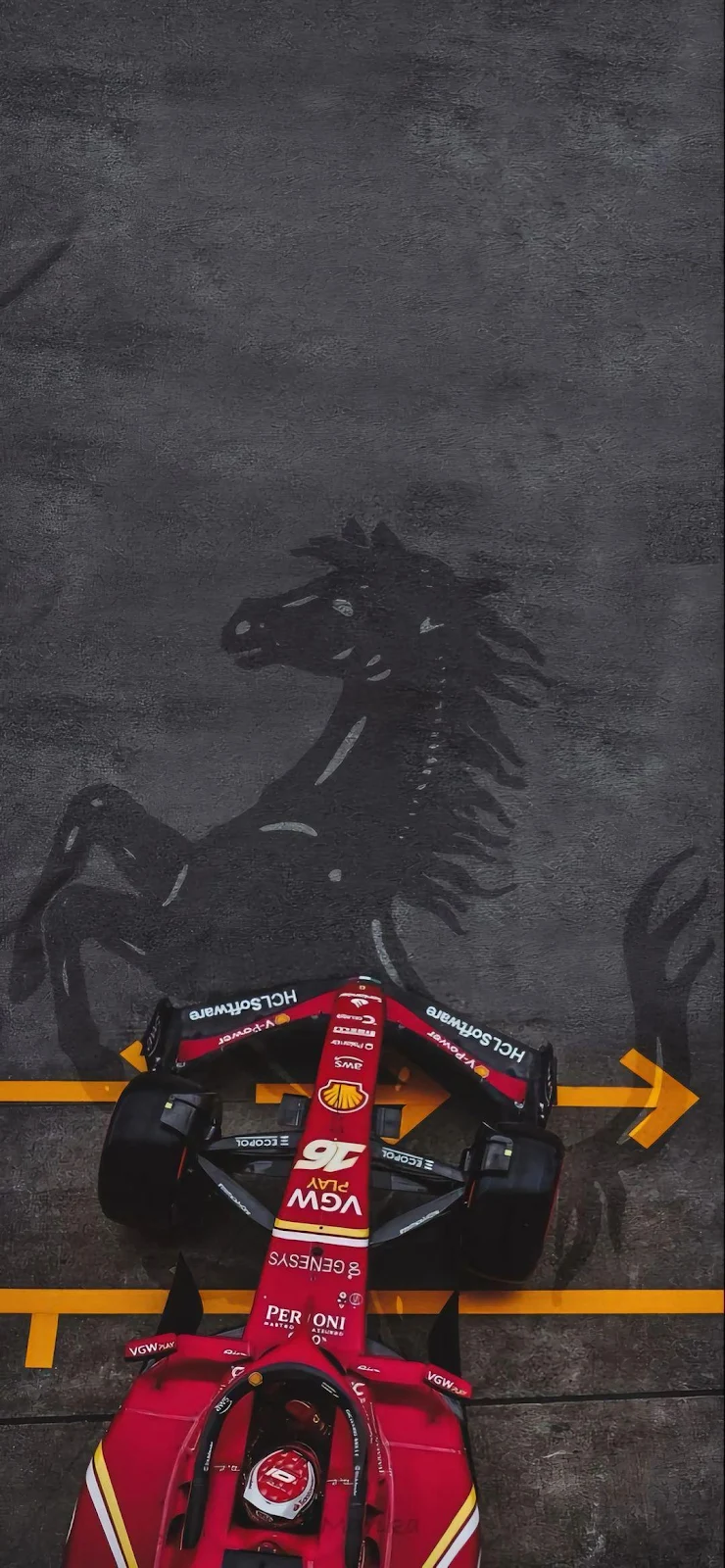 Ferrari Formula One Car - Motorsport Photography Full HD iPhone Wallpaper (1080x2335)