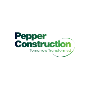 PEPPER CONSTRUCTION CO. Logo