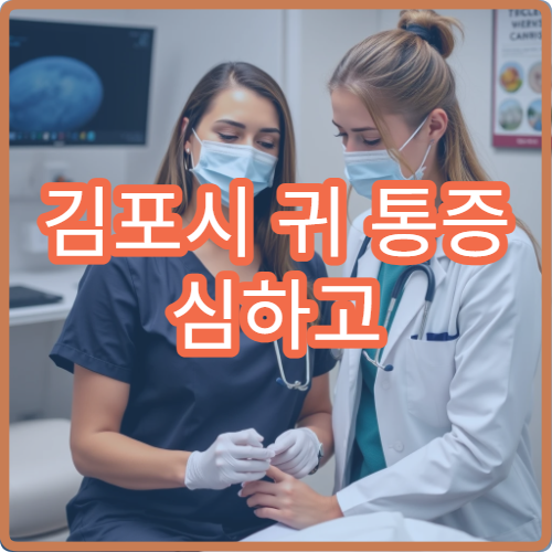 김포시 귀 통증 심하고 불편할 때 진료 병원