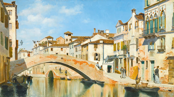 Tintorettos House Venice 1874